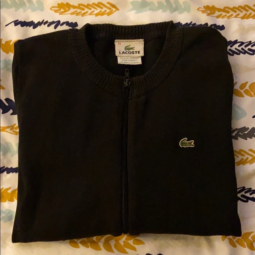Lacoste Black Cardigan